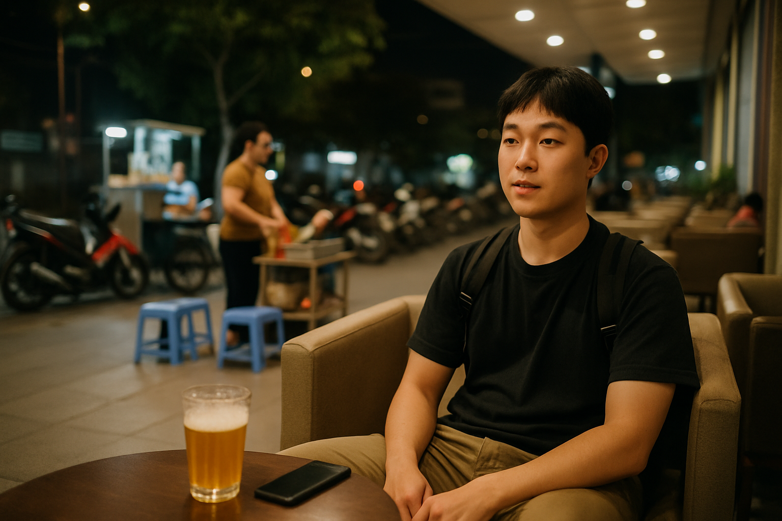 다낭 심야 도착 후 첫날 밤, 공항 라운지에서의 편안한 시작